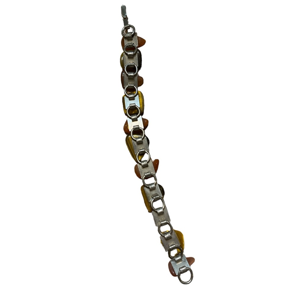Estate Semi Precious Stone Bracelet - Picture 3 of 3